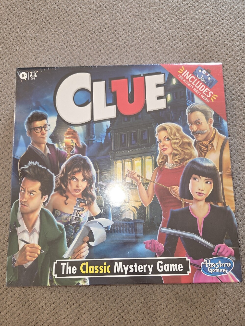 Clue Board Game, Mystery Game for Kids Ages 8 and Up, Family Games for 2-6 Playe - Picture 2 of 14